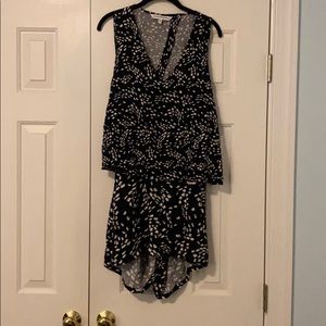 Cupcakes and Cashmere Navy and White Romper